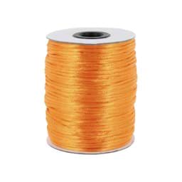 Picture of 100m roll satin cord -  2mm thick - color: orange