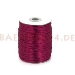 Picture of 100m roll satin cord - 2mm thick - colour: wine red