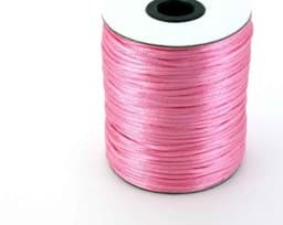 Picture of 100m roll satin cord -  2mm thick - color: dark pink