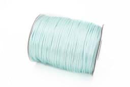 Picture of 100m roll satin cord -  2mm thick - color: ice blue