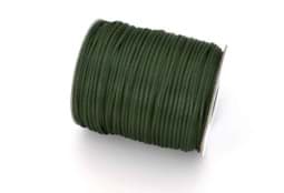 Picture of 100m roll satin cord -  2mm thick - color: dark green