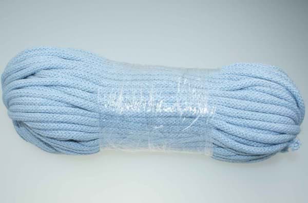 Picture of 50m cotton cord / BW cord - 5mm thick - color: light blue