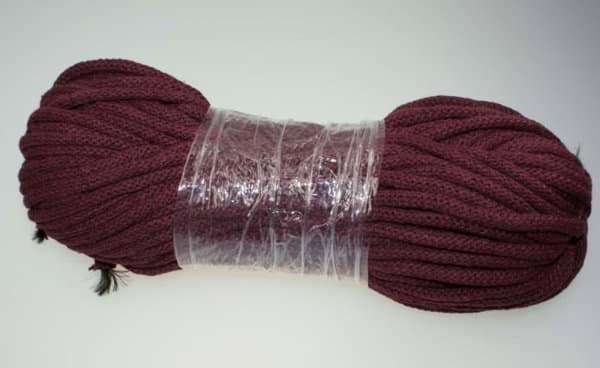 Picture of 50m cotton cord / BW cord - 5mm thick - color: bordeaux