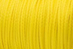 Picture of 3mm thick PP-cord - color: lemon yellow - 150m roll (UV)