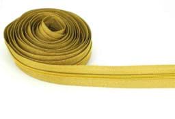Picture of 5m zipper, 5mm rail, color: gold