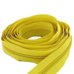 Picture of 5m zipper, 3mm rail, color: yellow