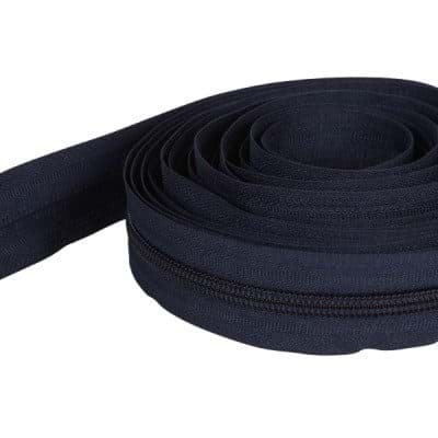 Picture of 5m zipper, 8mm rail, color: dark blue