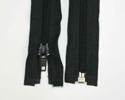 Picture of zipper divisible - 25cm long - color: dark black - 1 piece