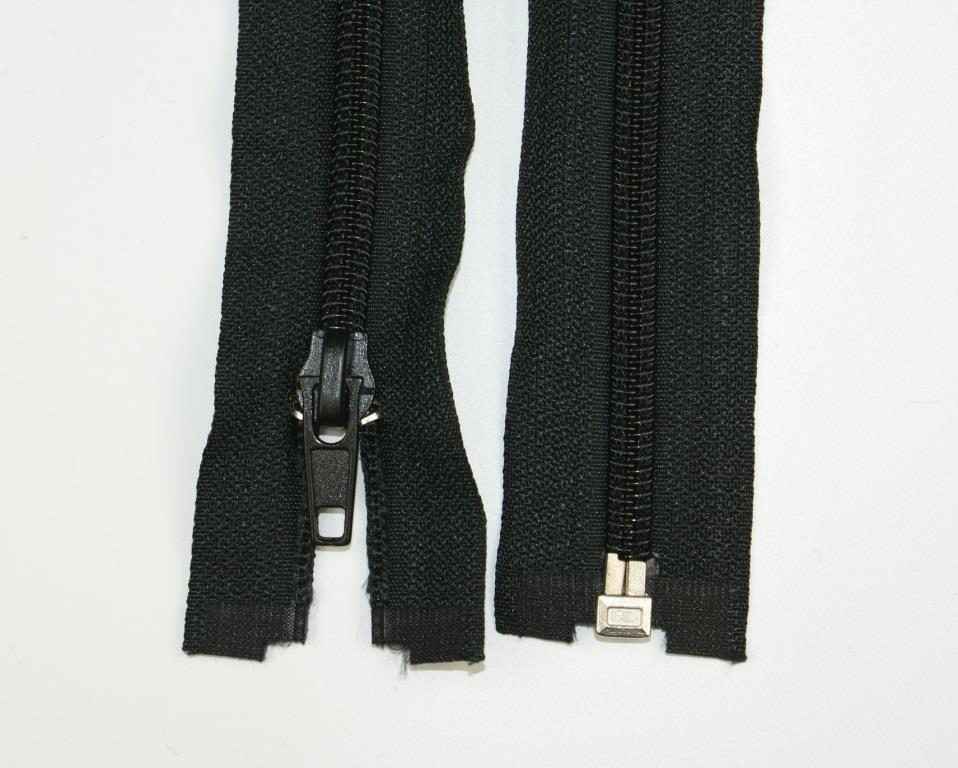 Picture of zipper separable - 30cm long - colour: black - 10 pieces