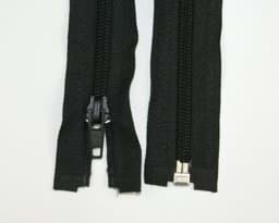 Picture of zipper separable - 50cm long - colour: black - 10 pieces