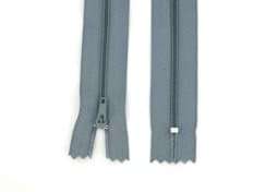 Picture of 25 zippers 3mm - 25cm long - color: gray