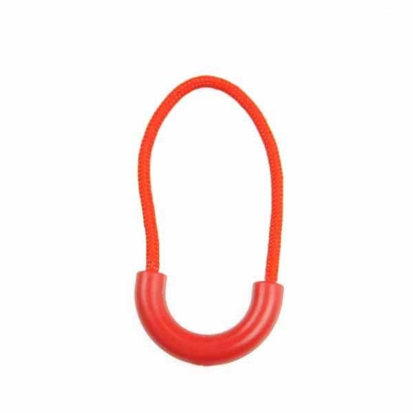 Picture of zipper pendant / zipper-strap - red - 10 pieces