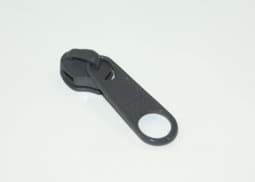 Picture of slider for 10mm zippers - colour: dark grey - 10 pieces