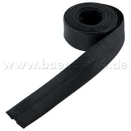Picture of 20m binding made of polyester, 16mm wide, color: black