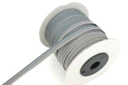 Picture of 50m reflective piping with grey base fabric - stronger texture