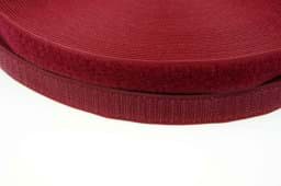 Picture of 25m Velcro tape (hook & loop tape), 20mm wide, color: bordeaux red - for sewing