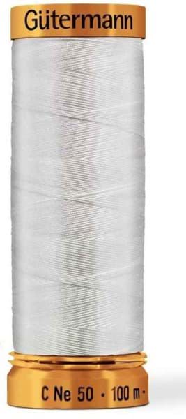 Picture of Gütermann thread - cotton C Ne 50 - 100m  - color: white 5709