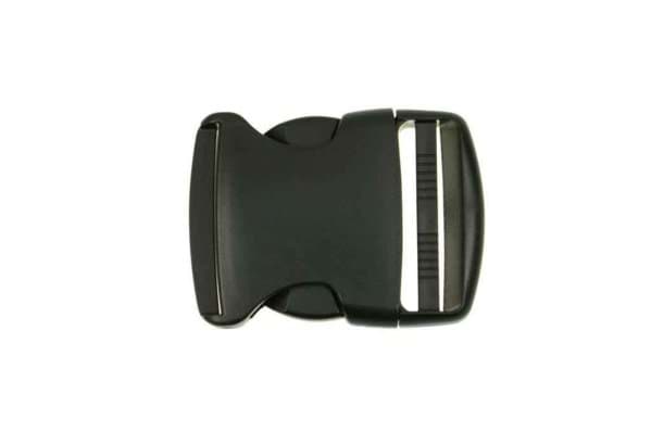 Picture of 50 buckles made of synthetic fiber- for 50mm wide webbing - adjustable from one side