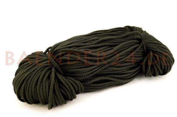 Picture of 2mm thick polyester cord - 100m length - color: dark khaki