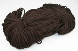 Picture of 2mm thick polyester cord - 100m length - color: dark brown