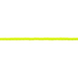 Picture of polyester braided cord - colour: neon yellow - 5mm thick - 25m roll