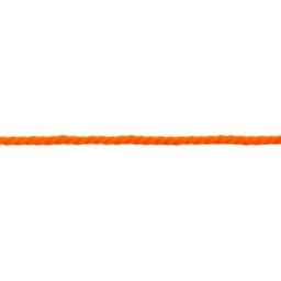 Picture of polyester braided cord - colour: neon orange - 5mm thick - 25m roll