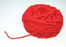 Picture of 50m cotton cord / BW cord - 3mm thick - color: red