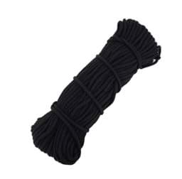 Picture of 50m cotton cord - 6mm thick with core- colour: black