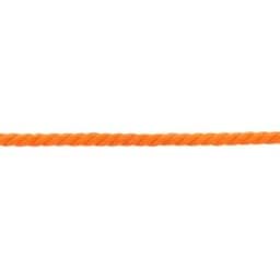 Picture of 5m cotton cord, twisted - colour: orange - 8mm thick