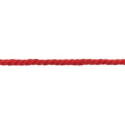 Picture of 5m cotton cord, twisted - colour: red - 8mm thick