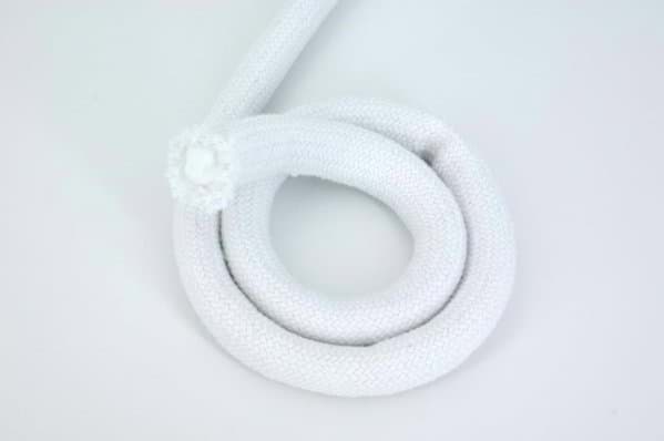 Picture of 3m cotton cord round braided - 14mm thick - white