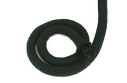 Picture of 3m cotton cord round braided - 14mm thick - black