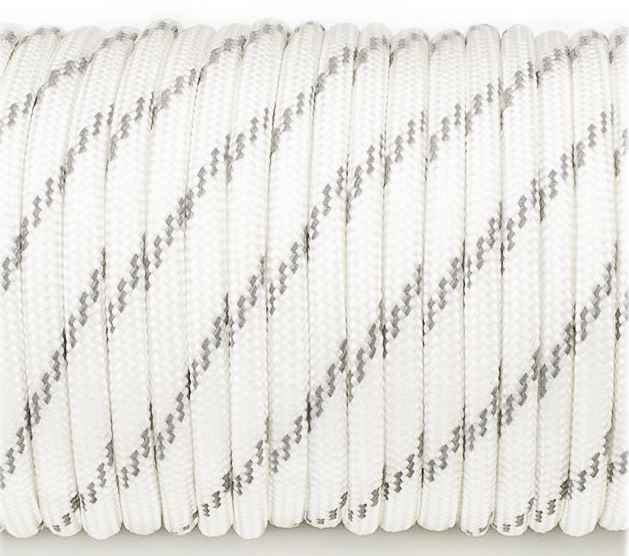 Picture of Paracord 550 Typ III - white with reflector - 10 meter