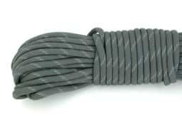 Picture of Paracord 550 Typ III - dark grey with reflector - 10 meter
