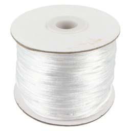 Picture of 100m roll satin cord -  1mm thick - color: white