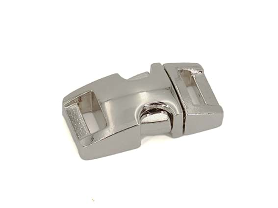 Picture of buckle made of aluminium for 10mm wide webbing - high gloss polished- 10 pieces