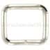 Picture of square ring - made of steel - nickle-plated - 16mm hole - 10 pieces