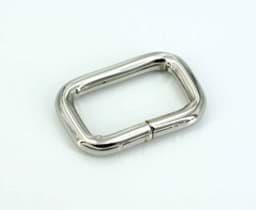 Picture of square ring - steel nickel-plated - 33 x 15 x 5mm - 10 pieces
