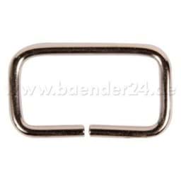 Picture of square ring - steel nickel-plated - 30mm hole - 18mm height - non-welded - 1 piece