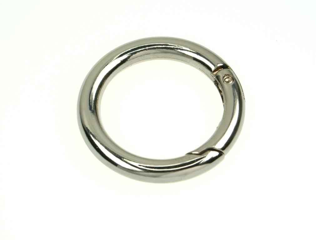 Picture of 32mm toroidal ring (inner measurement) made of zinc die-casting - with spring lock - 1 piece