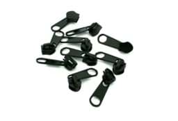 Picture of slider for 5mm waterproof zipper, colour: black - 10 pieces