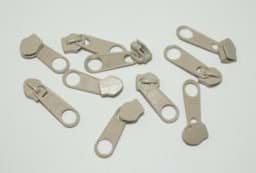 Picture of slider for zipper with 3mm rail, color: nature - 10 pieces