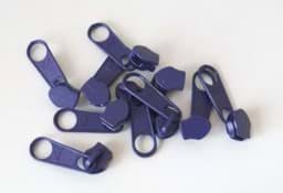 Picture of slider for 3mm zippers, color: purple - 10 pieces