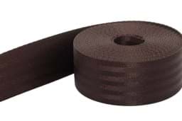 Picture of 5m safety webbing dark brown made of polyamide - 48mm wide - maximum load: 2t