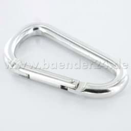 Picture of 10 key carabiner made of aluminum - 50mm long - color: silver