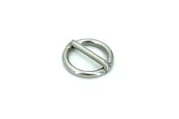 Picture of 20mm ring with bar (inner measurement) made of stainless steel - 10 pieces