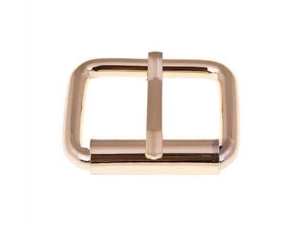 Picture of roll buckle made of round steel - gold -  34 x 24 x 6mm - 1 piece