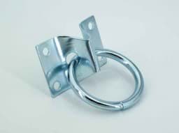 Picture of tie-ring with plate / wall mount - 1 piece