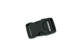Picture of 50 buckles for 20mm wide webbing - 5,6cm long - adjustable from one side