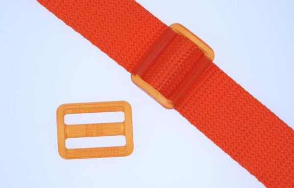 Picture of 25mm strap adjuster - orange transparent - 1 piece